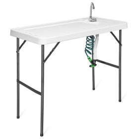 Folding Sink Cleaning Table