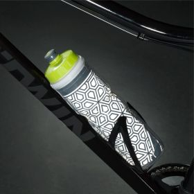 Bicycle Reflective Insulated Water Bottle With Cage Mount