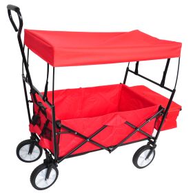 Folding Red Wagon