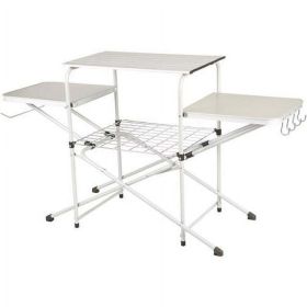 Camping Cooking Stand with Three Table Tops