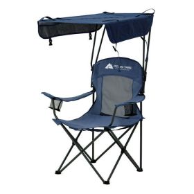 Shaded Canopy Camping Chair with Cup Holders