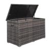 Direct Wicker Patio Brown Wicker Deck Box