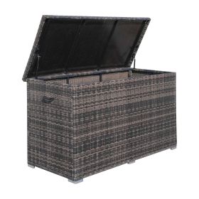 Direct Wicker Patio Brown Wicker Deck Box