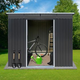 Acrylic Total Metal 6ftx8ft outdoor storage shed