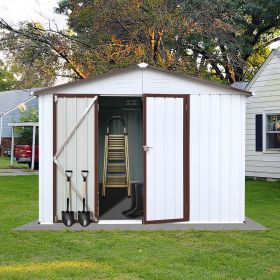 Metal 10ftx8ft Outdoor Storage Shed