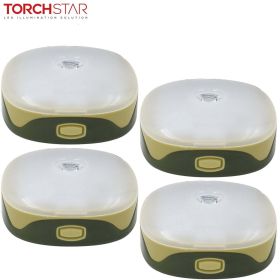 TORCHSTAR LED Camping Lights with Wireless Battery Powered Pack of 4