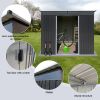 Acrylic Total Metal 6ftx8ft outdoor storage shed