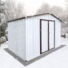 Metal 10ftx8ft Outdoor Storage Shed