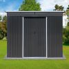 Acrylic Total Metal 6ftx8ft outdoor storage shed