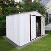 Metal 10ftx8ft Outdoor Storage Shed