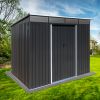 Acrylic Total Metal 6ftx8ft outdoor storage shed