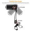 1 Pair Handlebar Bike Mirrors Adjustable 360 Degree