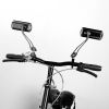 1 Pair Handlebar Bike Mirrors Adjustable 360 Degree