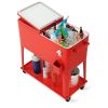 Outdoor Portable Rolling Party Cooler Cart