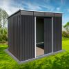 Acrylic Total Metal 6ftx8ft outdoor storage shed