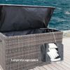 Direct Wicker Patio Brown Wicker Deck Box