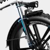 Auloor 20H1F 750W Foldable Electric Bike for Adults with 20'x4'Fat Tire; E Bikes MTB with LG 48V 12.8Ah Battery Shimano 7-Speed Ebike