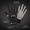 Summer Gloves Cycling Anti UV Women Spring Ice Silk Two Finger Touchscreen Gloves