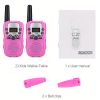 2pc Multifunctional Portable Kids Walkie Talkie With LED Backlight For Outdoor Camping Hiking